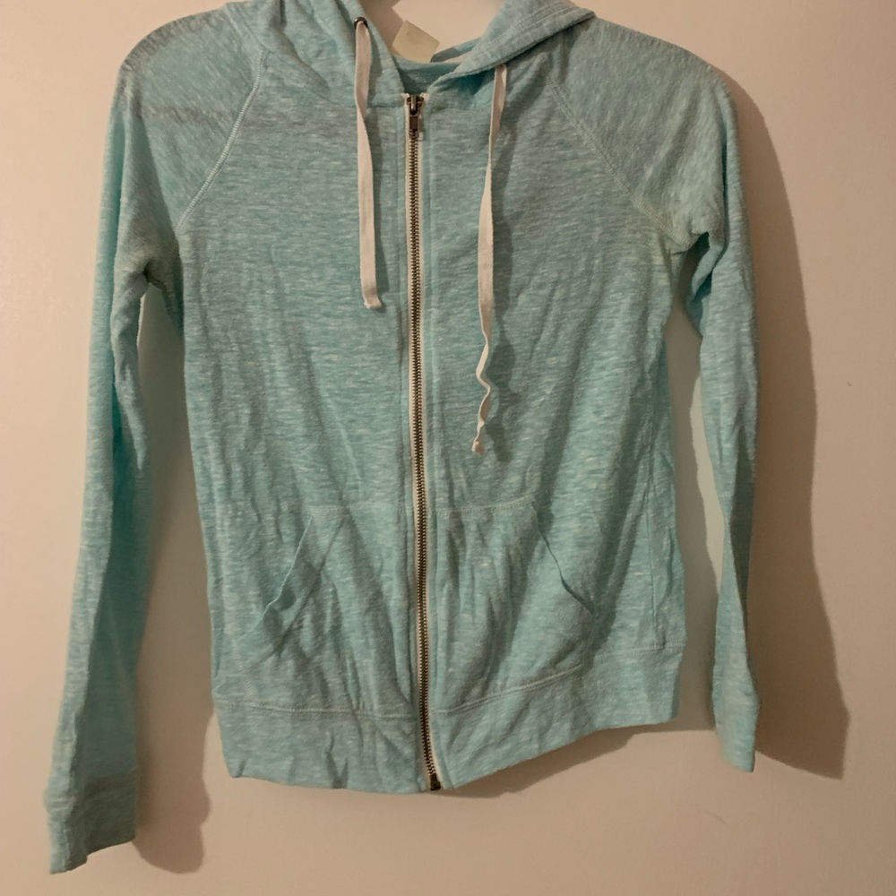Zine XS mint blue zip up hooded jacket extra small - Picture 5 of 8